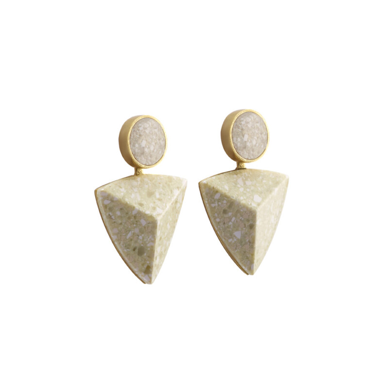 PrimaMateria-earring-trigon-small-silverstone-silverstone